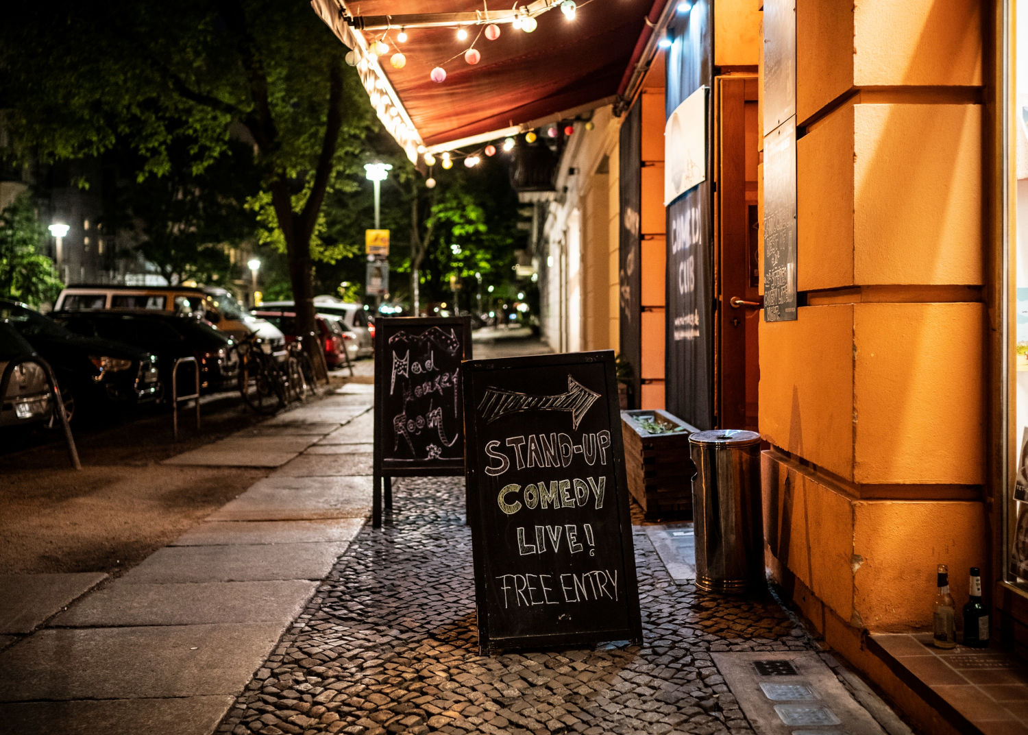 Ankündigung von der Comedy-Show 'Wilde Ponys' in Berlin